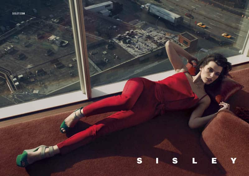 Milla Jovovich per la campagna Sisley Primavera Estate 2013