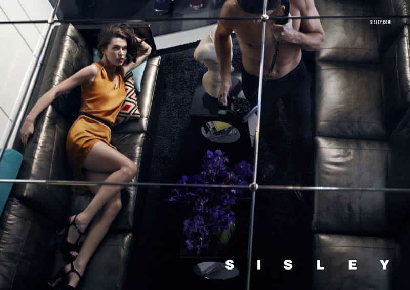 Milla Jovovich e Tyson Ballou per la campagna Sisley Primavera Estate 2013