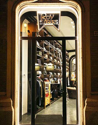 Il negozio Roy Roger’s di Roma