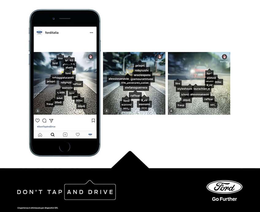 “Don’t Tap And Drive”, la campagna Ford Italia per la guida responsabile