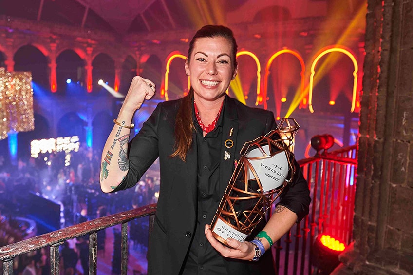 Kaitlyn Stewart miglior Bartender al WORLD CLASS Bartender of the Year 2017